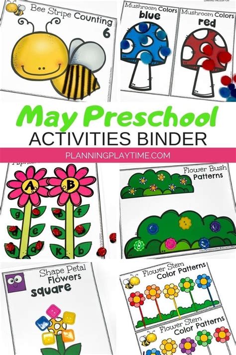 May Preschool Binder Planning Playtime Preschool Binder Binder