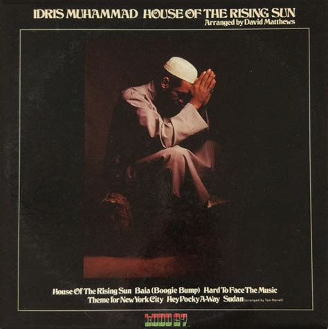 Idris Muhammad House Of The Rising Sun 1976 Vinyl Discogs