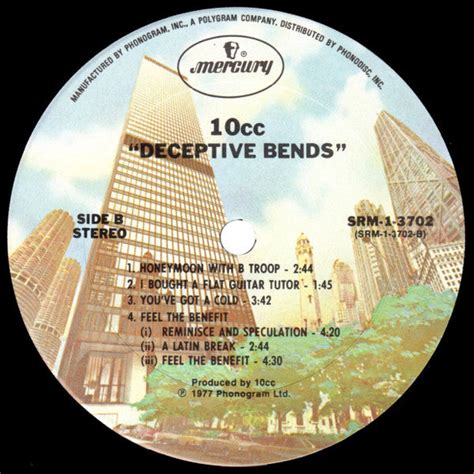 10cc Deceptive Bends Vg Square Cat Vinyl