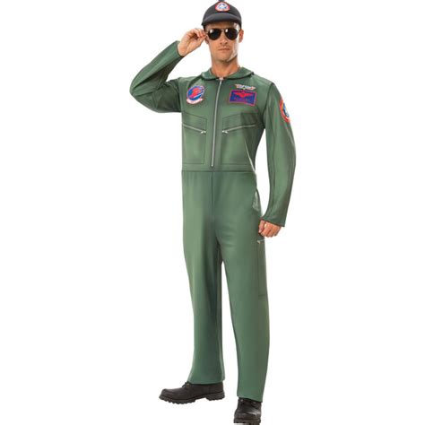 Top Gun Adult Flightsuit Adult Costume Multi Rubies Kids Maisonette