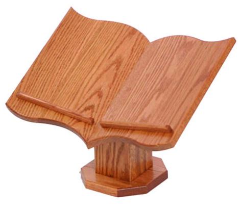 Oak Table Top Bible Stand Amish Made In The Usa Model Bible Stand