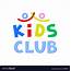Kids Club Logo Template Royalty Free Vector Image