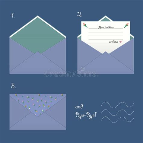 Set Envelopes Stock Illustrations 4372 Set Envelopes Stock