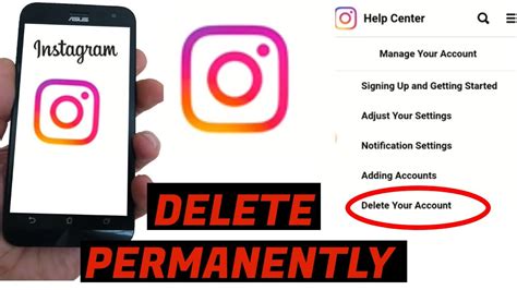 How To Delete Instagram Account Permanently Delete Instagram Youtube