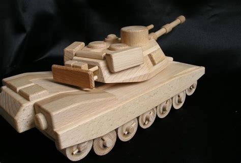 Us Toy Tank Abrams Wooden Natural Toys Cars And Aircraft Models