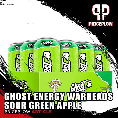 Ghost Energy Warheads Sour Green Apple Puckered Lips To Valhalla