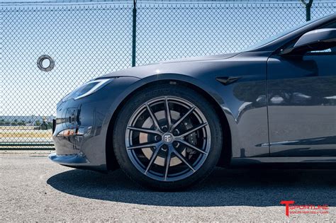 Tsf 20 Tesla Model S Long Range And Plaid Wheel And Tire Package Set O