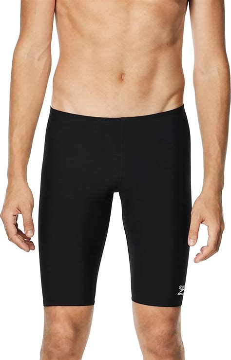 Speedo Mens Endurance Polyester Solid Jammer Swimsuit Amazonca