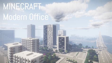 Minecraft Modern Office Building 7 Full Interior Download Youtube
