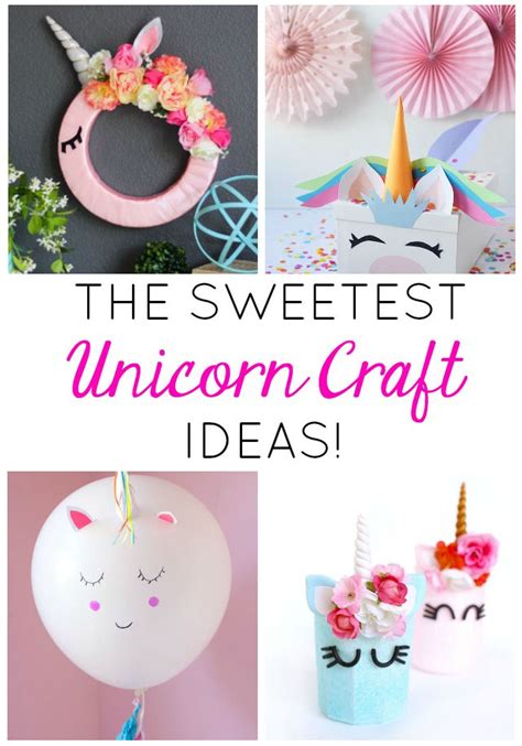 Unicorn Craft Ideas Home Decor Ideas Kids Craft Party Favors Wall Art