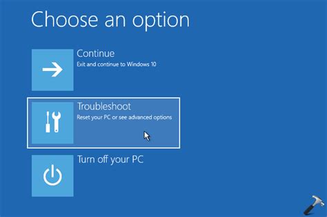 How To Access Advanced Recovery Options In Windows 10