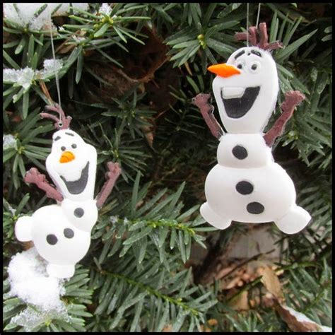 Dollar Store Crafter Diy Olaf Frozen Resin Ornaments