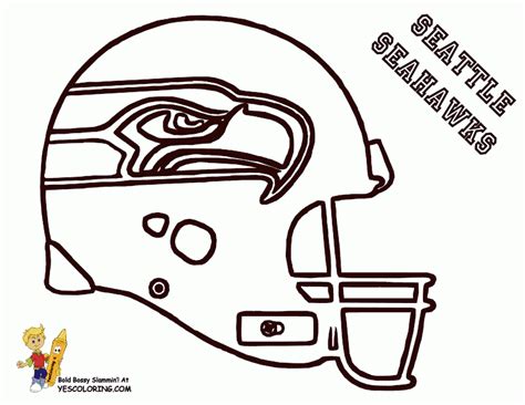 Seahawks Coloring Page Coloring Home