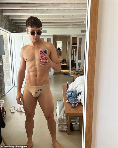 Tom Daley Displays His Washboard Abs In Nude Budgie Smugglers Express