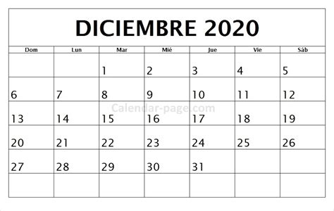 Calendario Diciembre 2020 Calendario Mensual 2020 Para Qualads