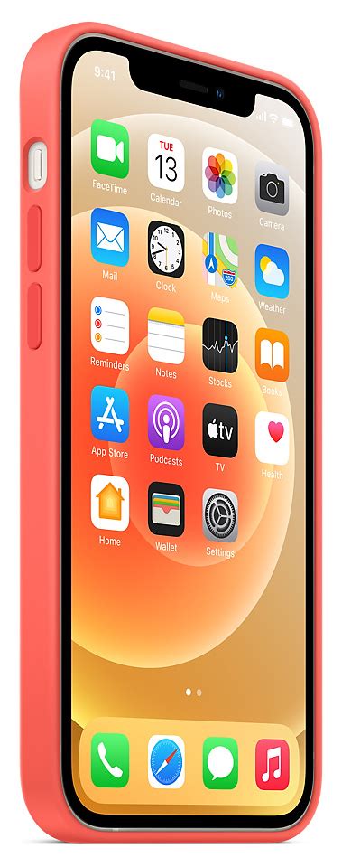Iphone 1212 Pro Silicone Case Magsafe Pink Citrus Isetoscz
