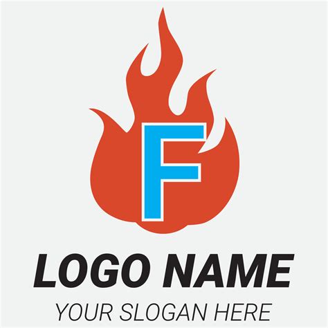 Flame Logo Design Template Illustration 23794774 Vector Art At Vecteezy