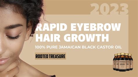 Rapid Eyebrow Growth Using Jamaican Black Castor Oil 2023 Edition