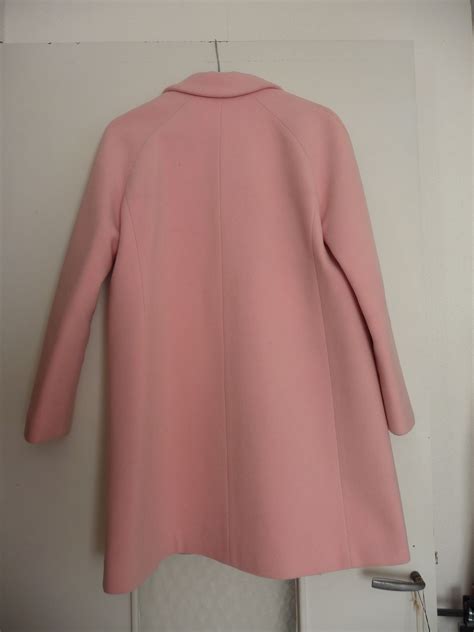 Tara Jarmon Manteau Coupe Trapèze En Laine Rose Pastel Tara Jarmon