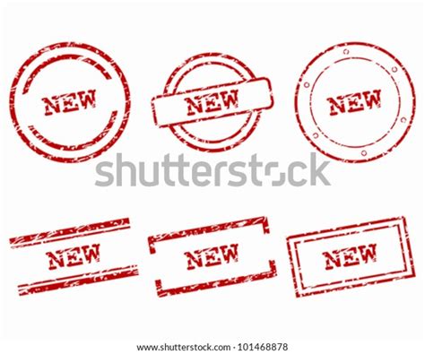 New Stamps Stock Vector Royalty Free 101468878 Shutterstock