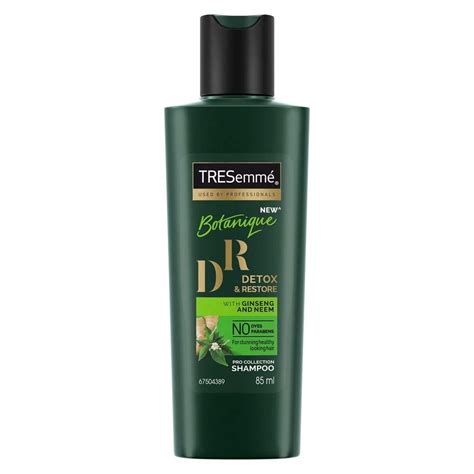 Buy Tresemme Detox And Restore Shampoo 85ml Online At Low Prices In