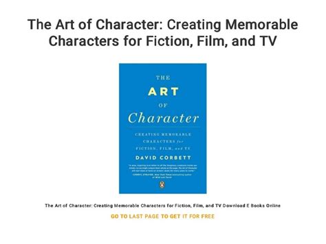 the art of character creating memorable characters for fiction fi…
