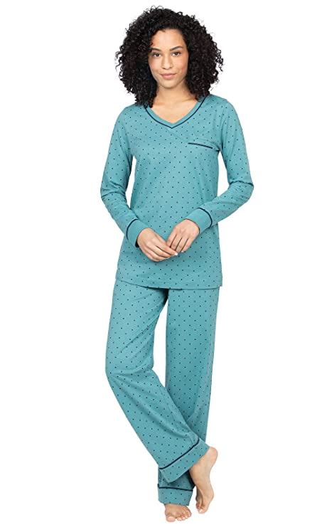 Buy Pajamagram Women Pajamas Set Womens Pajamas Long Sleeve Sets Teal 1x At