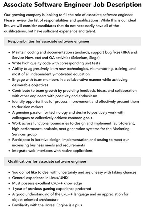 Software Developer Job Roles And Responsibilities