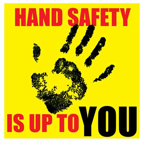 Ai Sdhand002 01 2 Color Hand Safety Is Up To You Safety Yellow Red