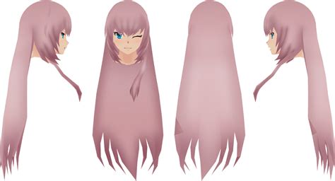 Download Sideview Anime Girl Long Hair Side View Full Size Png Image Pngkit