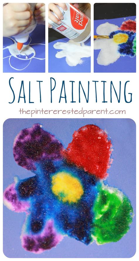 Watercolor And Salt Paintings This Is A Cool Process That The Kids