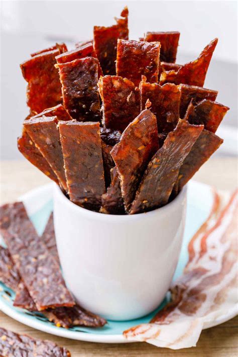 Beef jerky can be a great snack. Bacon Burger Jerky - Homemade Ground Beef Jerky Recipe ...