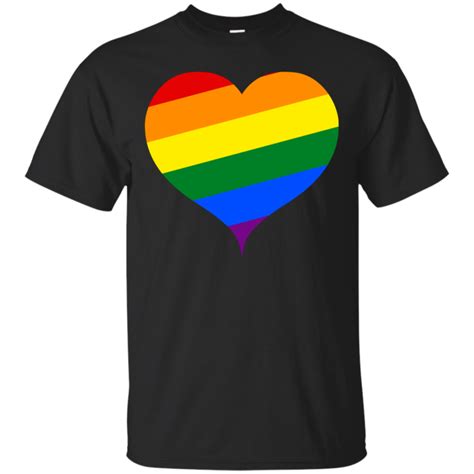 Gay Pride Rainbow Flag On A Raised Clenched Fist Gay Pride Cotton T