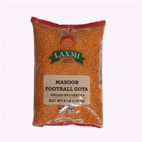 Laxmi Masoor Football Gota 4 Lb Shresta Indian Grocery