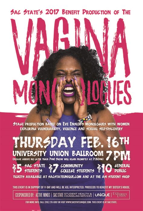 The Vagina Monologues Performance Sacramento365