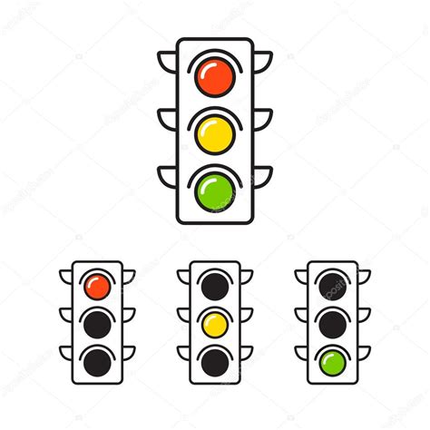 Semaforo verde icons to download | png, ico and icns icons for mac. Ícone de semáforo — Vetor de Stock © Sudowoodo #95379446