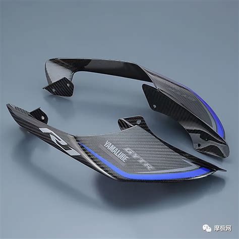 Yamaha Launches Yzf R1r1m Original Carbon Fiber Fixed Wind Wing Kit