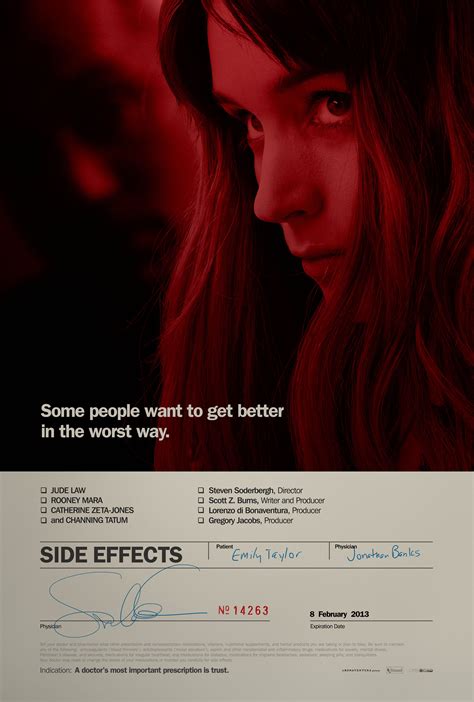 Rooney Mara Gets A Prescription In First Poster For Steven Soderberghs