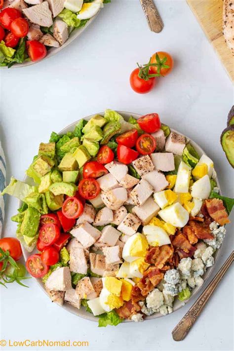 Best Chicken Cobb Salad How To Make A Cobb Salad Low Carb Nomad