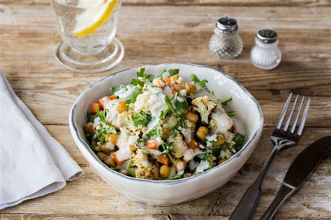 Crispy Chickpea And Roasted Cauliflower Salad Recipe Hellofresh