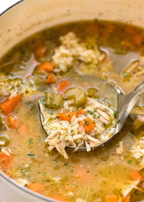 Chicken and Rice Soup | Recipe | Soup recipes, Rice soup ...