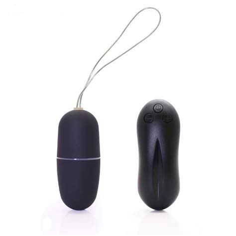 20 Speed Wireless Remote Vibrating Egg Black