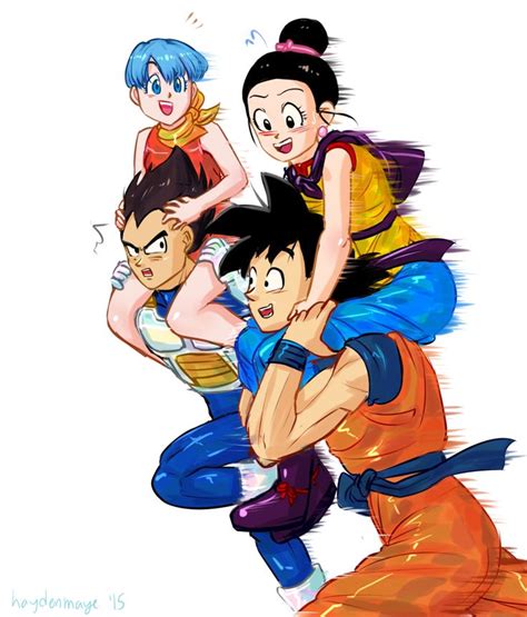 Photo Goku Y Bulma Personajes De Dragon Ball Vegeta Y Bulma