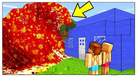 Onda Gigante Di Lava Contro Base Di Acqua Minecraft Ita Youtube