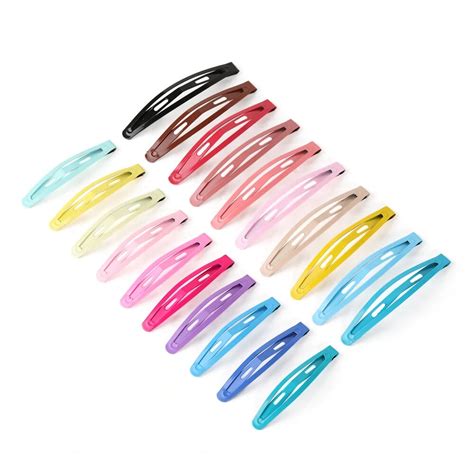 10pcs Lot Simple Girls Hair Clips Black Candy Color Hairpins Bb Barrettes Headwear For Women