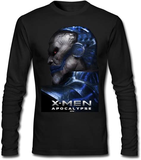 Jiayouct Mens X Men Apocalypse 2016 Long Sleeve T Shirt Size Xxl Black