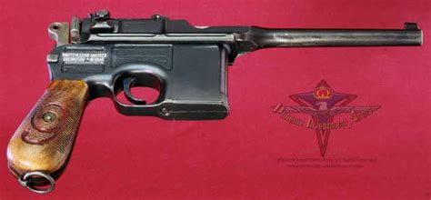 1916 Red 9 C96 Broomhandle 9mm
