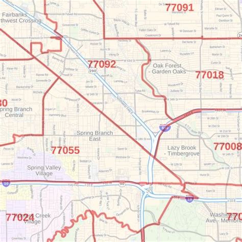 Richardson Texas Zip Code Map