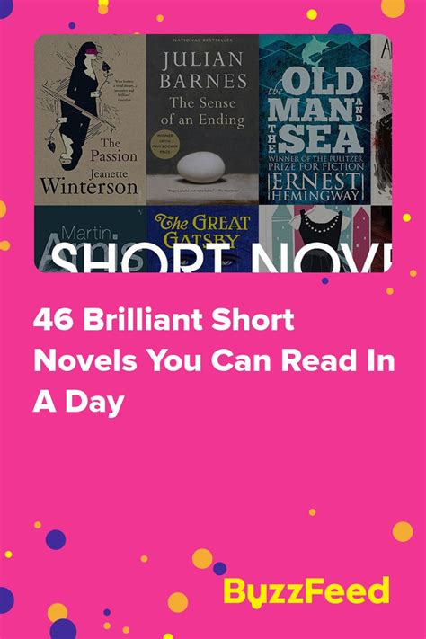46 brilliant short novels you can read in a day julian barnes winterson short novels novels