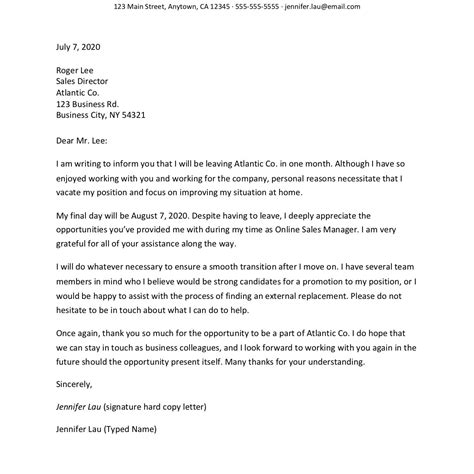 Because there are different reasons for leaving or resigning from your employment, there are also different types of resignation letter samples to accommodate different. Nice Resignation Letter Sample For Your Needs | Letter ...